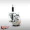 Service Caster 3'' SS Nylon Swivel 7/8'' Expanding Stem Caster with Brake SCC-SSEX20S314-NYS-TLB-78 - alternate 3